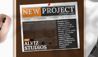Alviz Studios Website Development