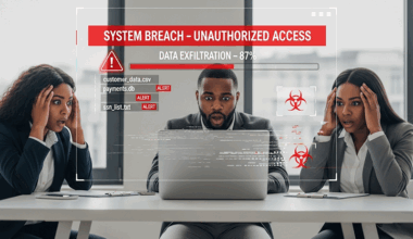 Business data breach prevention