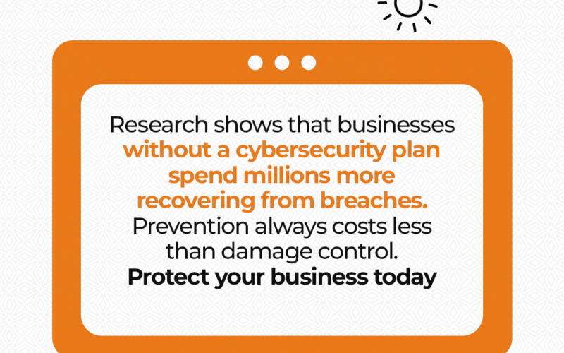 business without a cybersecurity plan